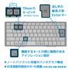 Mobo Keyboard 2, Bluetooth 5.1, Japanese Layout, USB-C, Foldable, with Case and Stand, Black/Gray, AM-K2TF83J/BKG