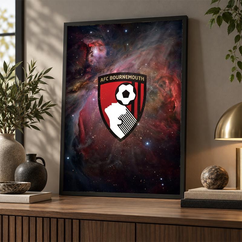 Bournemouth Football Diamond Painting Kit 5D Full Drill DIY Diamond Mosaic Wall Art Home Decor