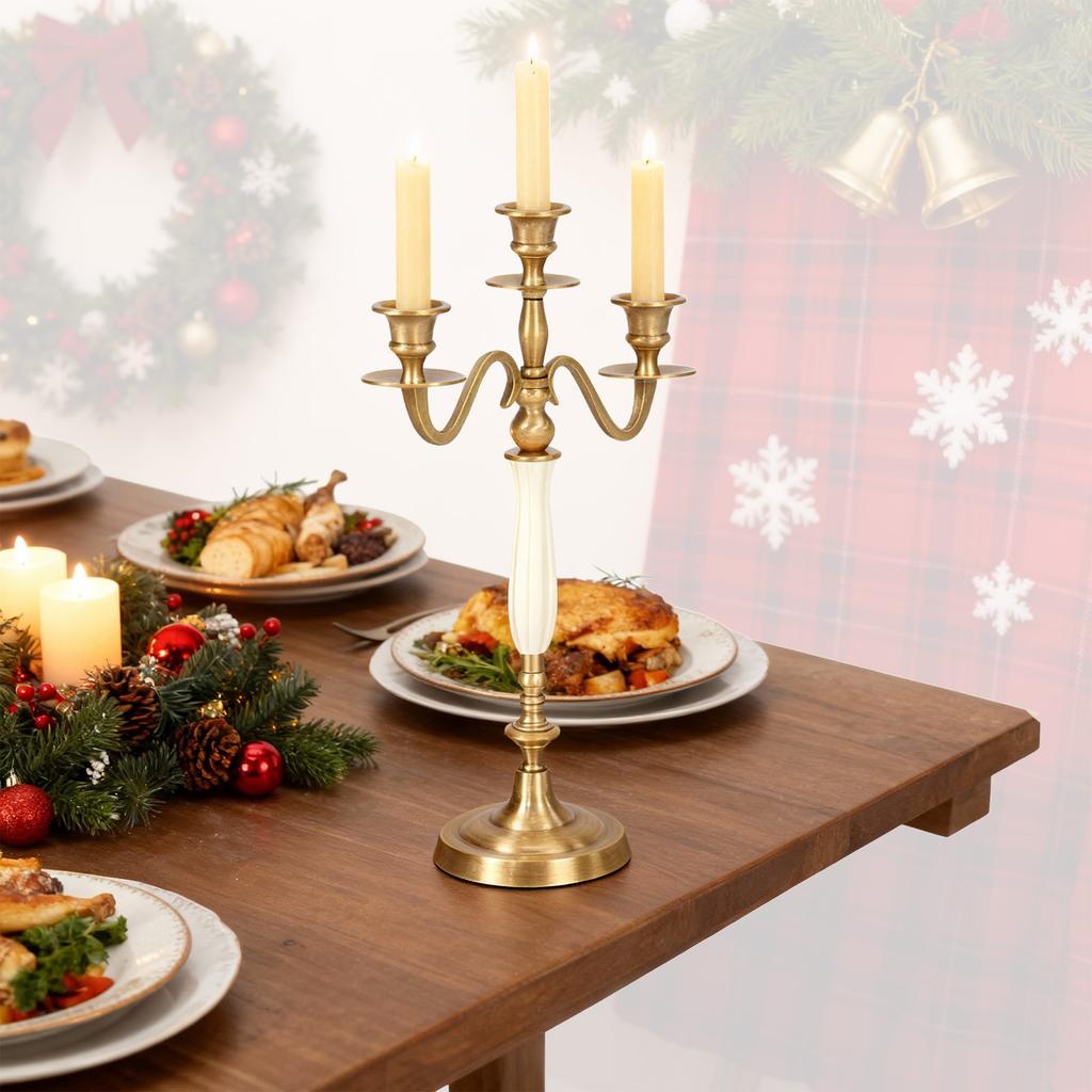3/5 Arms Metal Taper Candle Holders Candlestick Holders Vintage Modern Decorative Centerpiece Candlestick Holders for Table Gift
