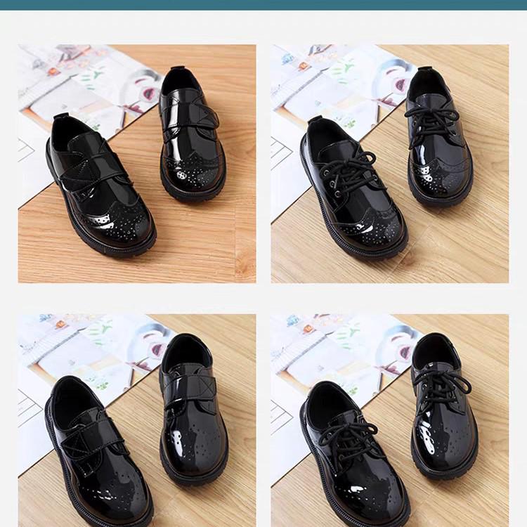 Unisex British-Style Leather Shoes for Kids: Soft-Soled, Versatile Performance Footwear in Various Styles