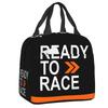 Ready To Race Lunchtasche Tragbare Rennkühlbox Thermisch isolierte Bento-Box Für Frauen Kinder Schulkinder Picknick Lebensmittel-Tragetaschen