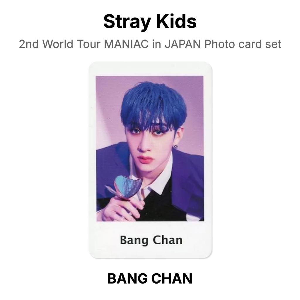 Stray Kids 2. světové turné MANIAC v JAPONSKU Sada fotokaret Oficiální fotokarta