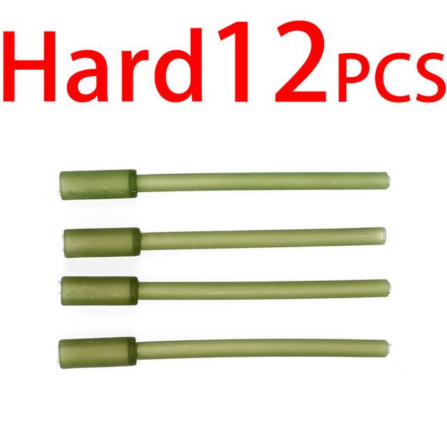 

Bimoo, 12 шт., мягкие/жесткие встроенные грузила для ловли карпа, вставка-трубка, весовая леска, защитные трубки, аксессуары