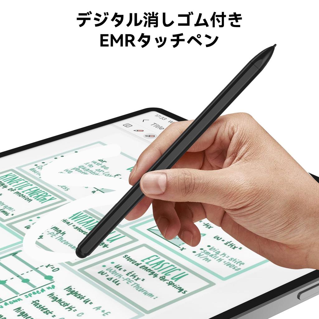 Zspeed EMR Stylus Pen, compatible with Galaxy S Pen, supports up to 4096 levels of pressure sensitivity, has an eraser function, magnetic attachment,