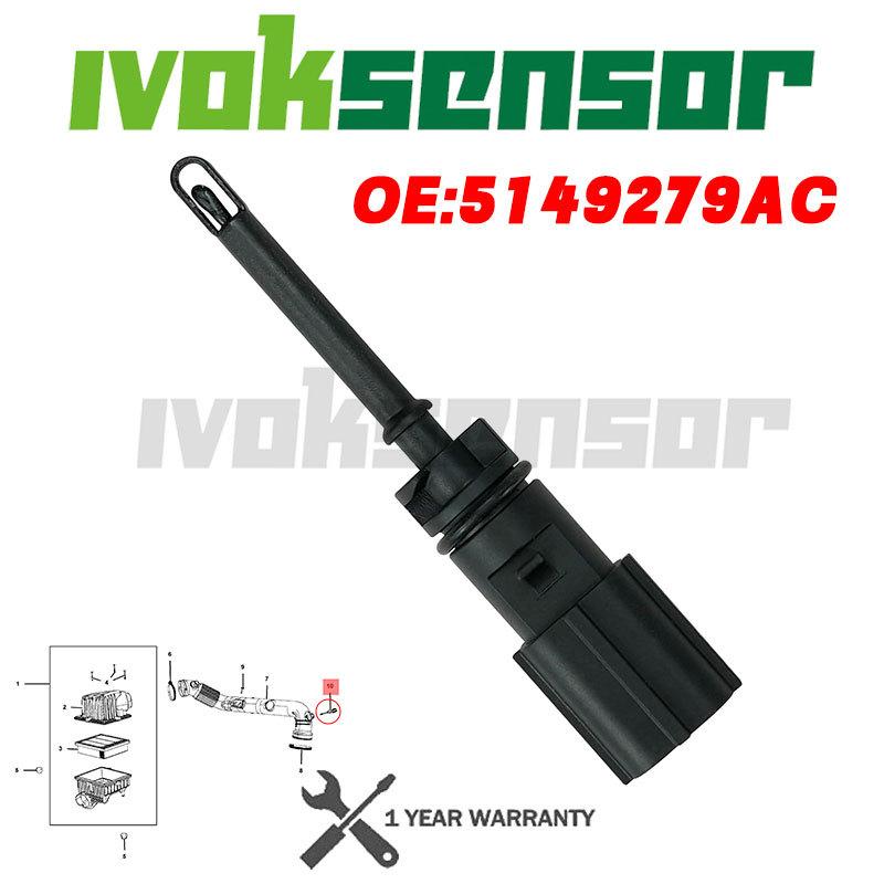 Intake Air Temperature Sensor For Dodge Challenger Charger Durango 5.7L 6.4L 05149279AC 05149279AB 5149279AC 5149279AB