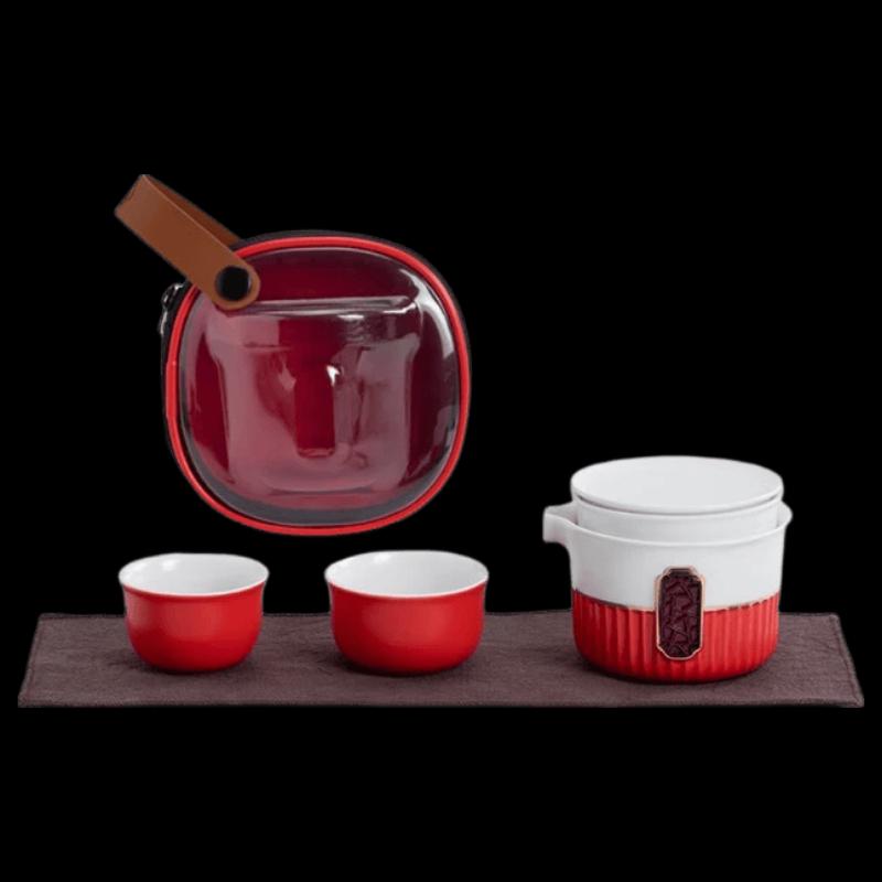 Nanshan Premium Ceramic Portable Travel Tea Set