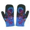 Winter Thermal Warm Cold Weather Full Finger Gloves Women Floral Embroidery Windproof Skiing Riding Breathable Mittens