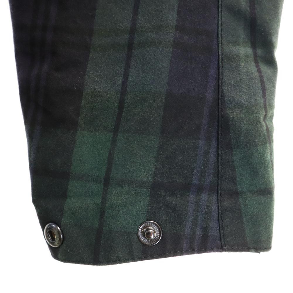 Barbour Made in Bulgaria Black watch SL DURHAM oiled jacket 38 Navy other Men's Used