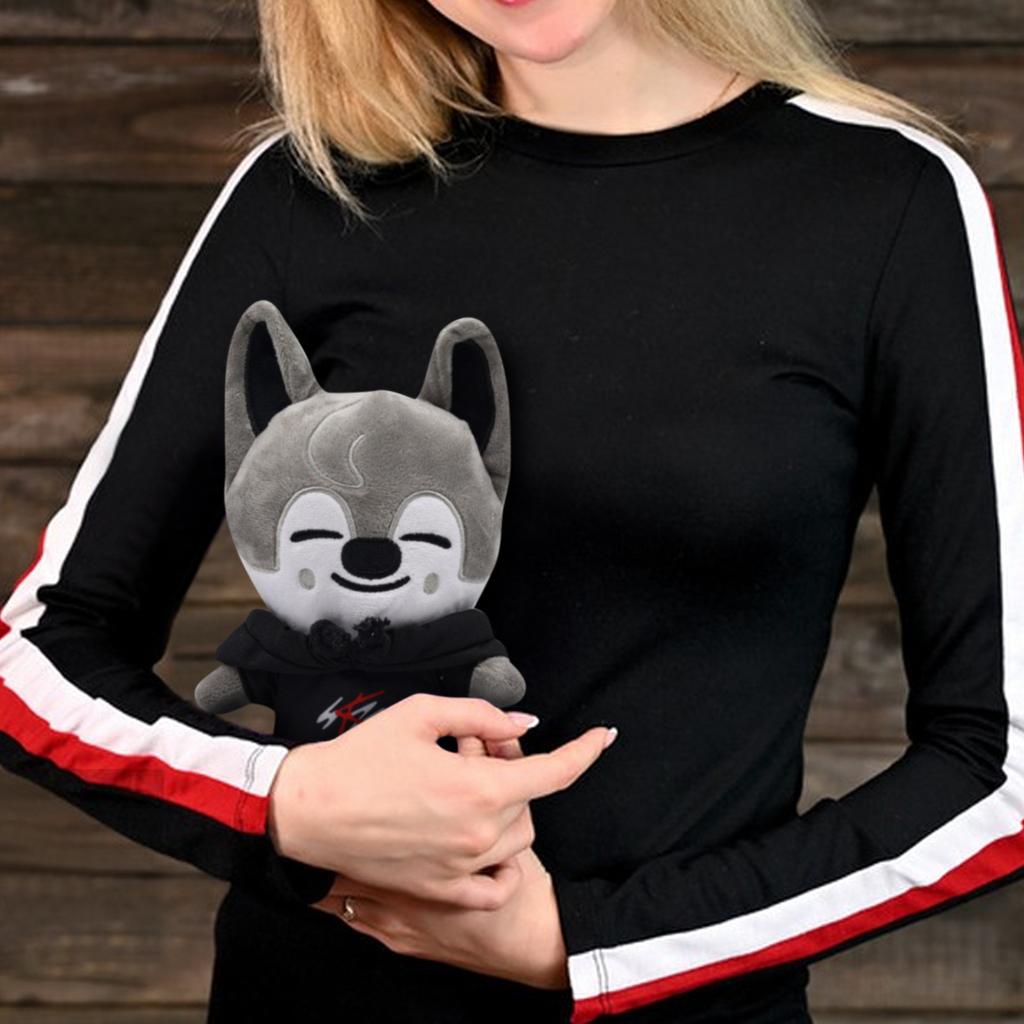 Plysjdukke, lekegavegave, tegneseriestil, tøydukke for barn, gavepute for barn