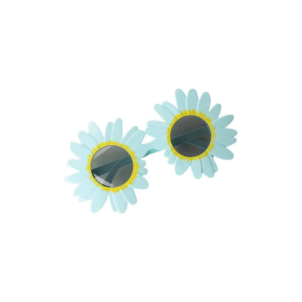 Sunflower Sunglasses Little Daisy Shape Sun Glasses Funny Party Decorative Eyeglasses Plastic Gathering Picnic Photography Props