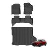 LUCKEASY Right Hand Drive for Toyota Yaris Cross HEV AC200 2025-2027 TPE Car All-Weather Floor Mats Trunk Pad Accessories Black