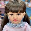 55CM Zmywalna, realistyczna, miękka, ręcznie malowana lalka symulacyjna Baby Reborn. Dzieci towarzyszą lalce do zabawy