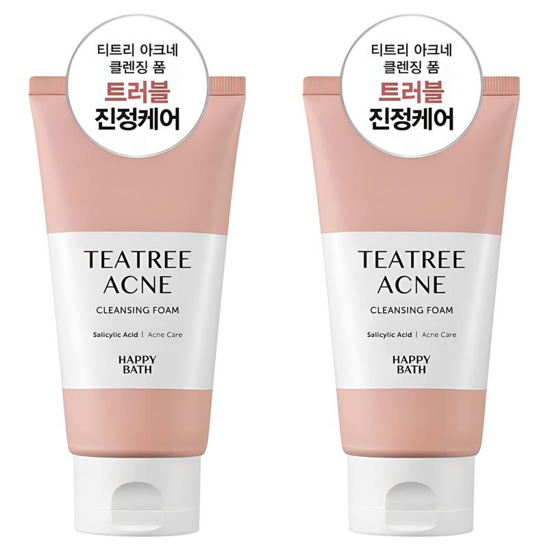 Happy Bath Tea Tree Acne Cleansing Foam, 150g, 2 Pcs