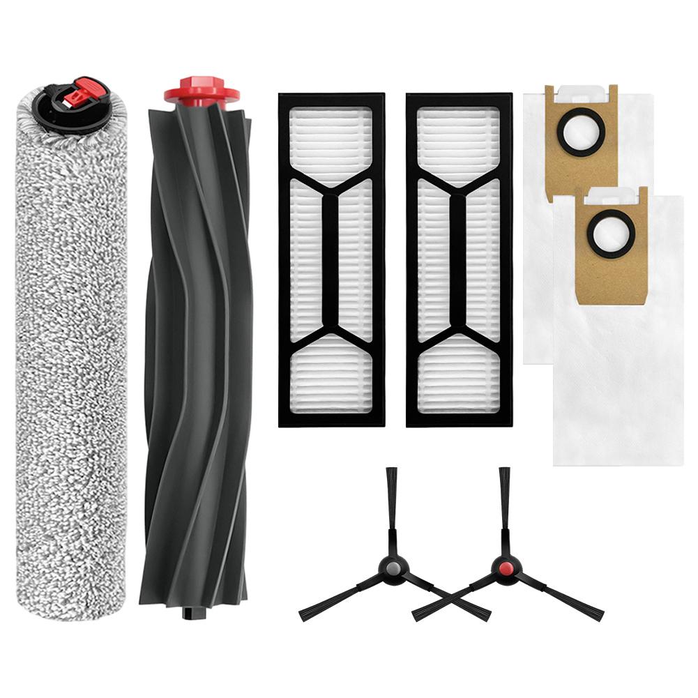 

Main Brush, Side Brushes, Filter Bags & Rolling Mop Kit For Eufy For Omni S1 Pro / S1 Vacuum Cleaner – 1 Set