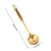 10 Stainless Steel Soup Ladle Heavy Duty Thickened 304 Stainless Steel Large Capacity Hot Pot Ladle for Straining