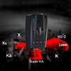 Long Range Radar Detector Vehicle Speed Alarm System Front Rear Detection City Highway Mute Modes for Cars
