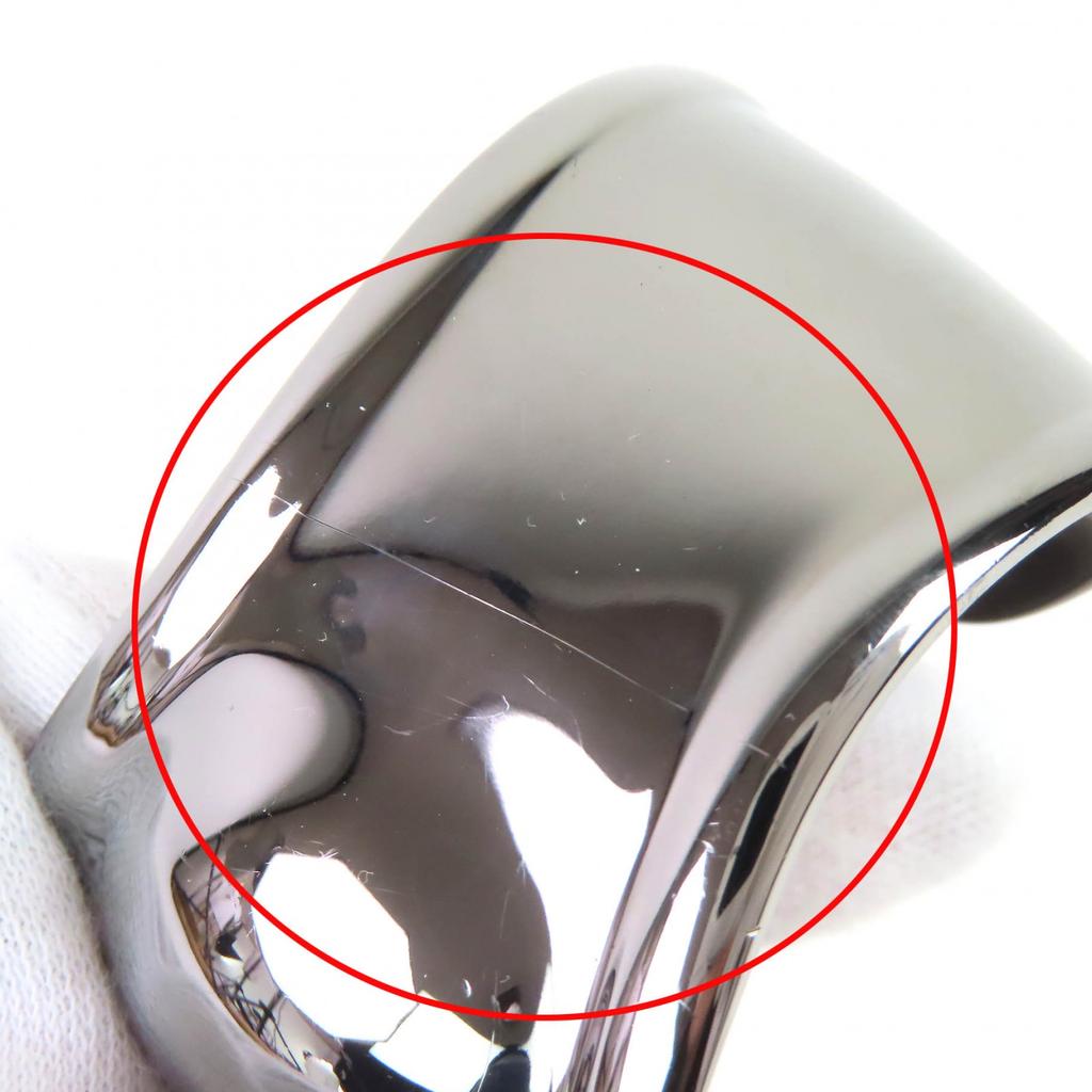 Tolles TIFFANY&Co. Armreif Knochenmanschette Armreif Ruthenium Armband Silber Damen Gebraucht