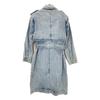 Coach Indigo Denim Tulip Trench Coat Coat 0 IndigoUsed