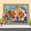 5d Diy Diamond Painting Labrador Dog Room Decor Diamond Embroidery Animal Natural Scenery Mosaic Crystal Picture