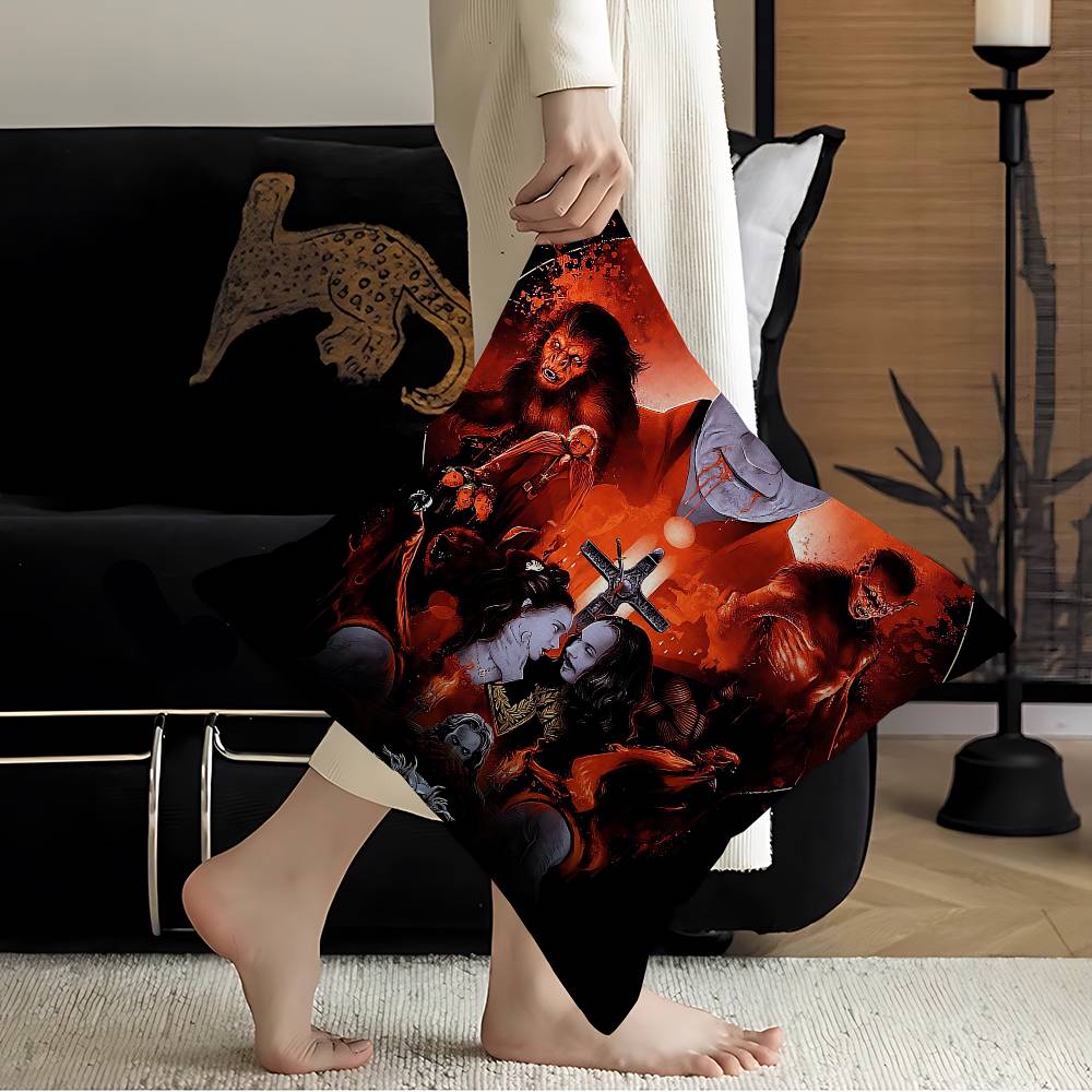 Classic Movie D-Duracula Pillow Cover For Bedroom Room And Living Room Sofa Decorative Cushion Cover