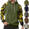 Мужская камуфляжная толстовка с капюшоном, мужская спортивная большого размера, повседневная толстовка