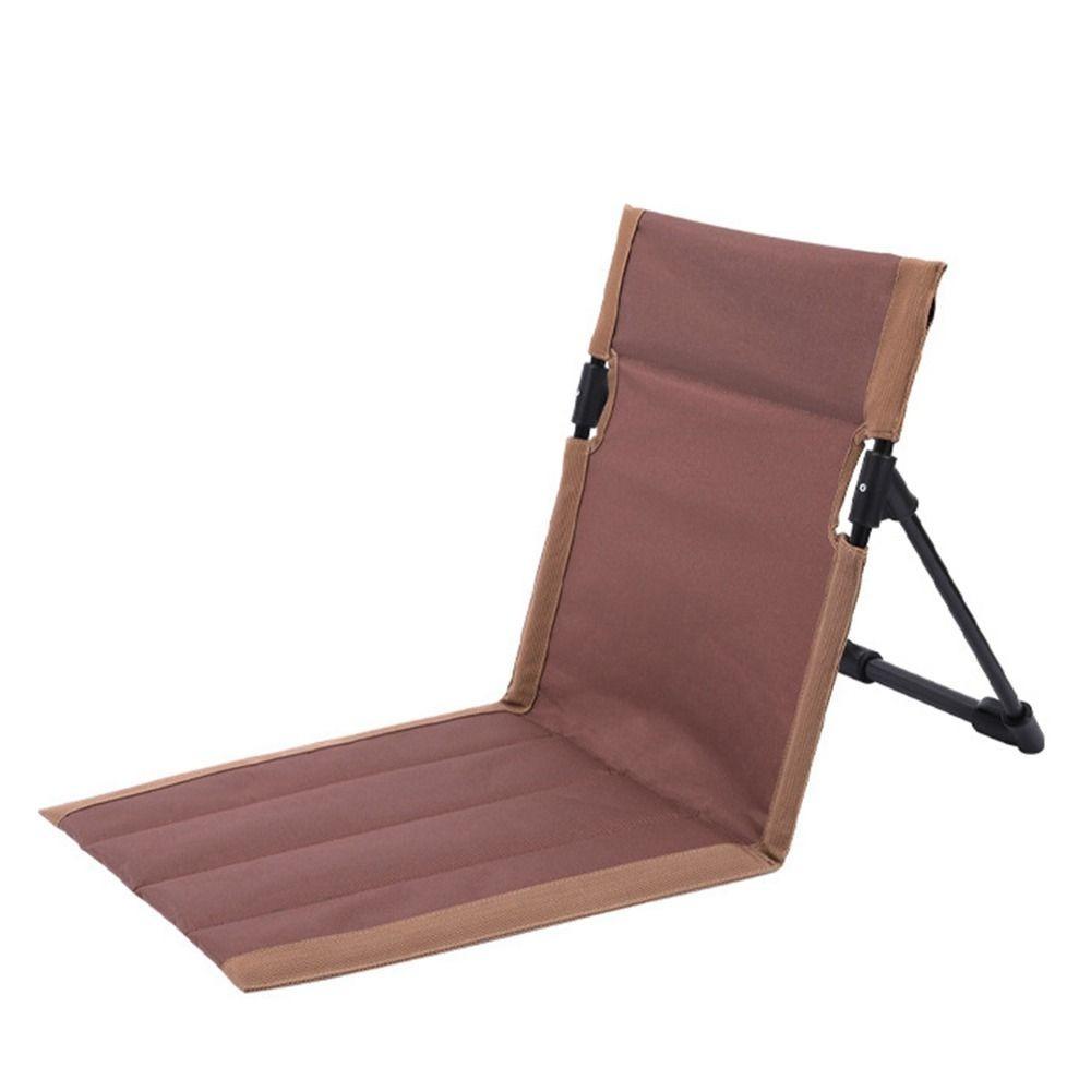 

Легке Складне Крісло з Каркасом Підтримки Пляжне Крісло Нове Портативне Крісло Для Подорожей коричневий