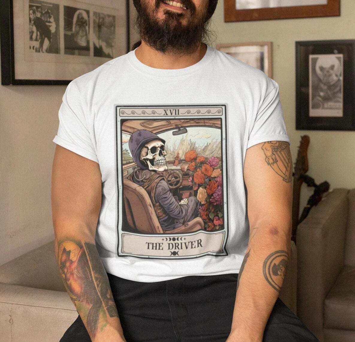 Driver Tarot Card Shirt 2XL
