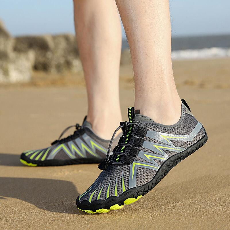 Zapatos Aqua Ligeros y Transpirables para Hombre, Antideslizantes para Mujer, Zapatos de Playa de Verano, Unisex, Secado Rápido, Zapatillas de Vadeo para Surf, Buceo, Senderismo