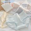Ladies' Breathable Cartoon Cotton Underwear - Comfortable Antibacterial Waistband Triangle Pants