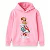 Cartoon Puppy Group Print Kids Hoodie Sweatshirt Boys Girls Casual Long Sleeve Pullover Top for Toddlers