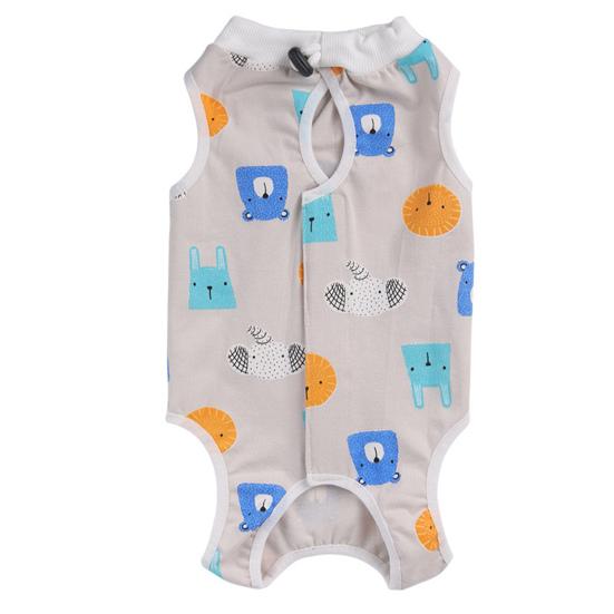 Yousheng Cat Neutering Suit Breathable Pet Recovery Suit Easy To Wear Adjustable Cat Protective Clothes Pet Supplies