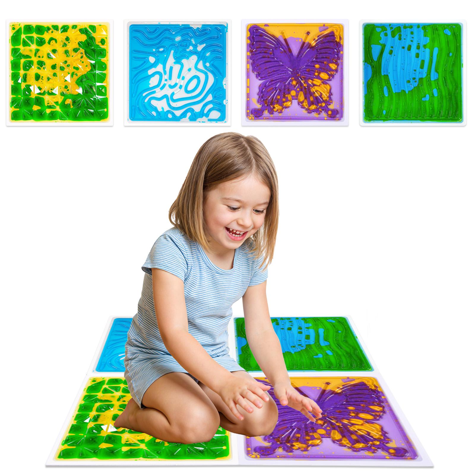 

Rehabilitation Textured Floor Mat Sensory Body Coordination Mat Kids Sensory Correction Training Mat разноцветный