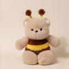 Zaino peluche Duo Gatto e Pecora che Corrono con Bambole Orso e Ape