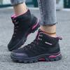 Wasserdichte Outdoor-Schuhe Damen rutschfeste Regenschuhe Herbst und Winter Outdoor High-Top Schuhe atmungsaktive Wanderschuhe