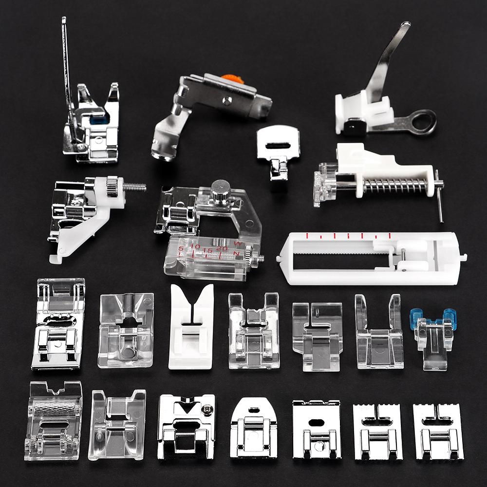 48pc/set Sewing Machine Presser Feet Supplies, Various Sewing Pressure Foot Tool, DIY Sewing Quilting Handicraftwork Accessories