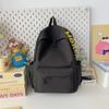 Summer Korean version fresh solid color casual size backpack large capacity primary and secondary school students go out to play small backpack