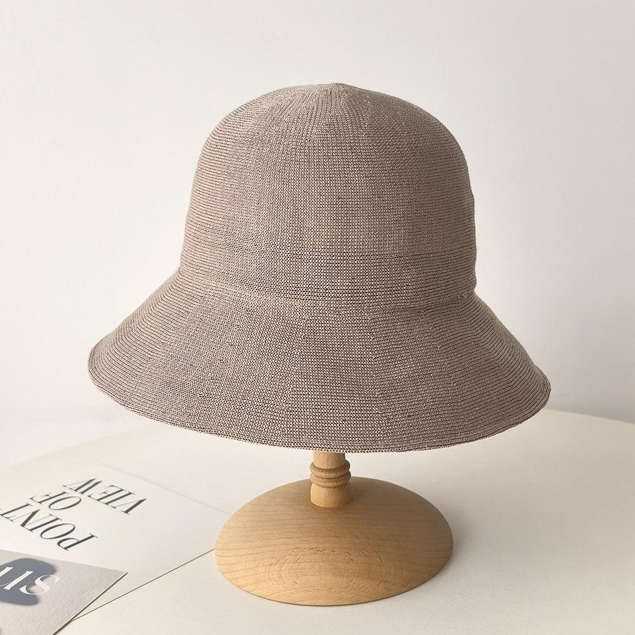 High Quality Mulberry Silk * Can Be Stacked Thin Casual Hat Women's Summer Breathable Sunshade Sunscreen Bucket Hat Travel