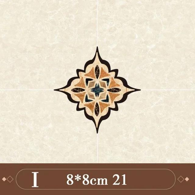 21pcs Removable Floor Sticker Tile Diagonal PVC Ceramic Stickers Living Room Bathroom Sticker Self Adhesive Home Decoration