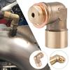Car 90 Degree Sensor Adapter Threaded Brass Elbow Adapter Accessory Applications Exhaust Automotive E1R4