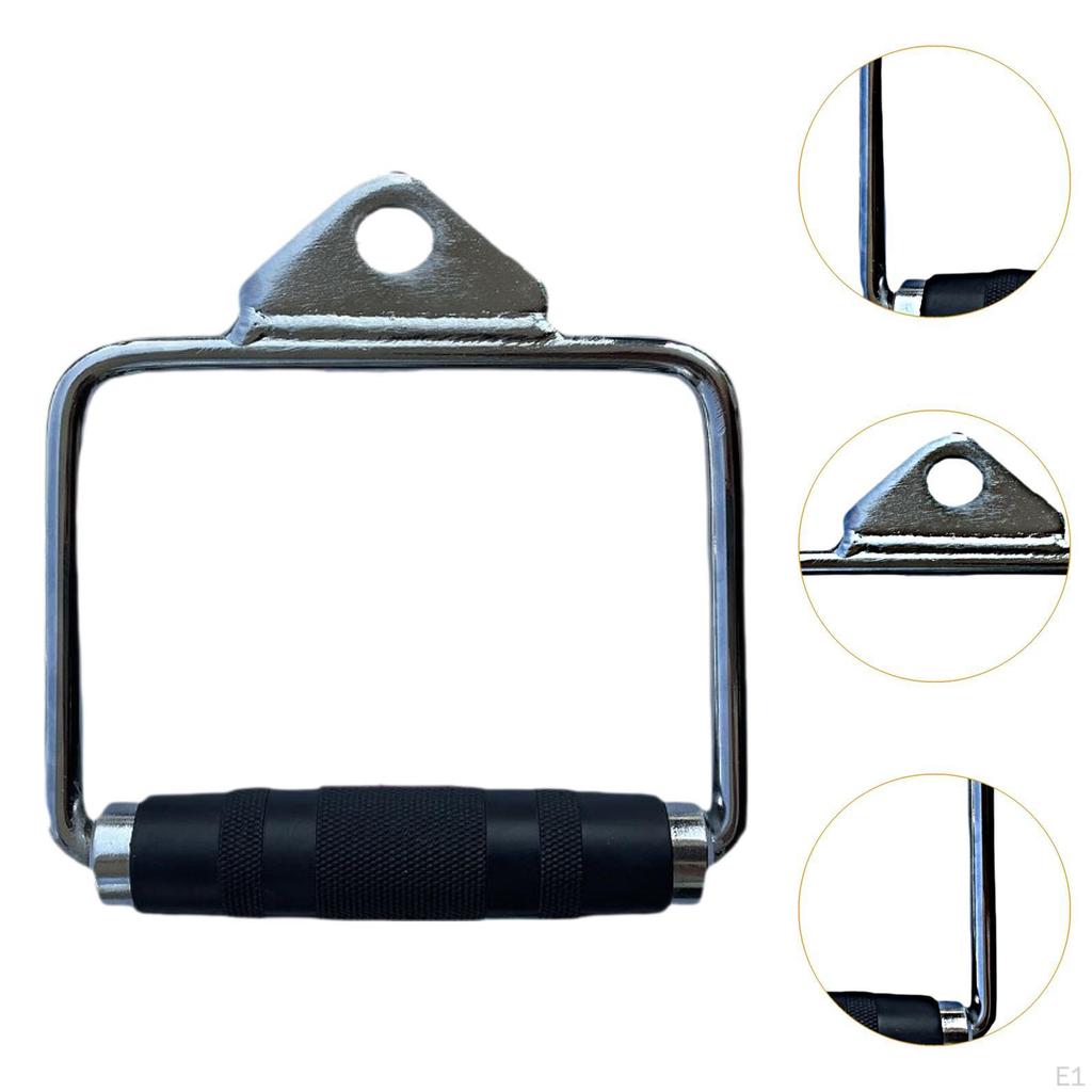 LAT Pull Down D Row Handle Single Men Women Back Shoulder Training Portable Workout for Cable