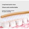 6 Pack Soft Bristle Toothbrushes Extra Long Curved Head Gentle Deep Cleaning For Daily Oral Care Whole Family Use