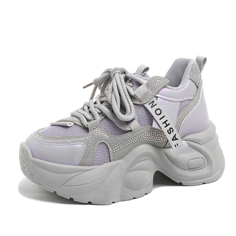 Dad shoes 2025 spring and summer new thick-soled muffin shoes versatile niche small man explosion