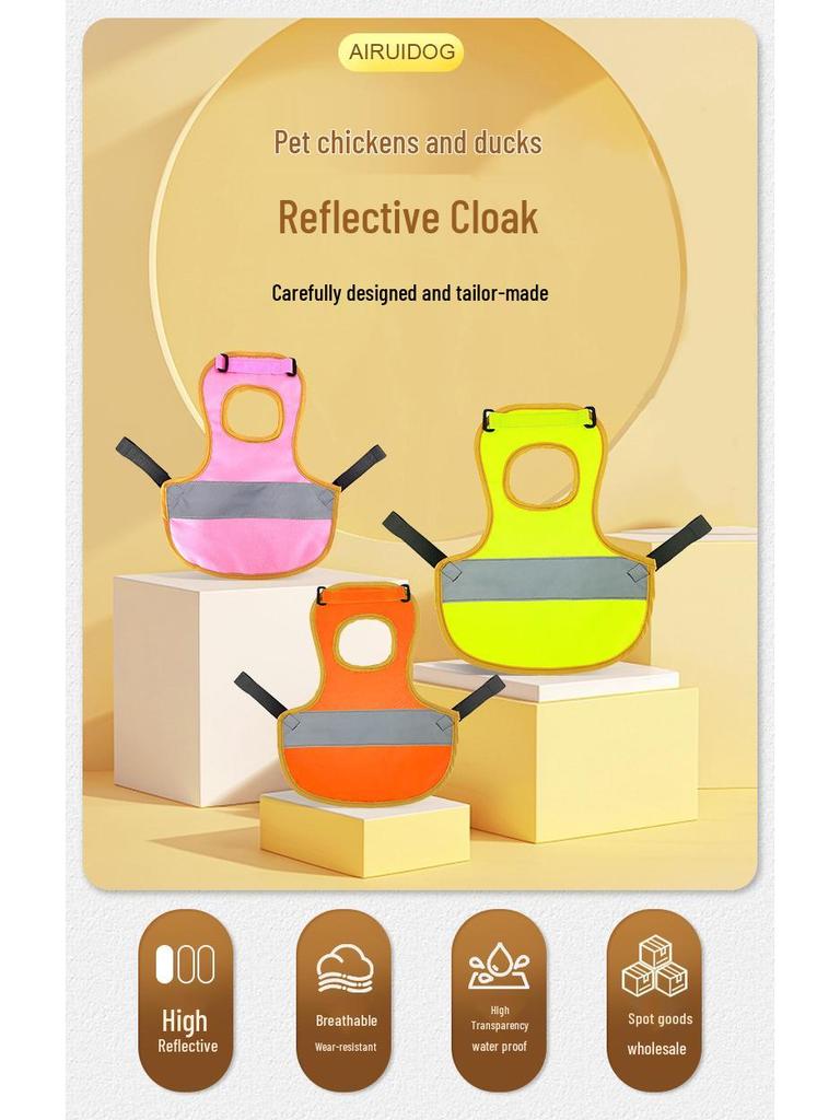Reflektierende Hühner- und Gänseweste - Haustierbekleidung & Zubehör Umhang