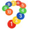 11PCS Round Flat Spot Markers TPE Marker Set Durable Training Discs  Agility Practice