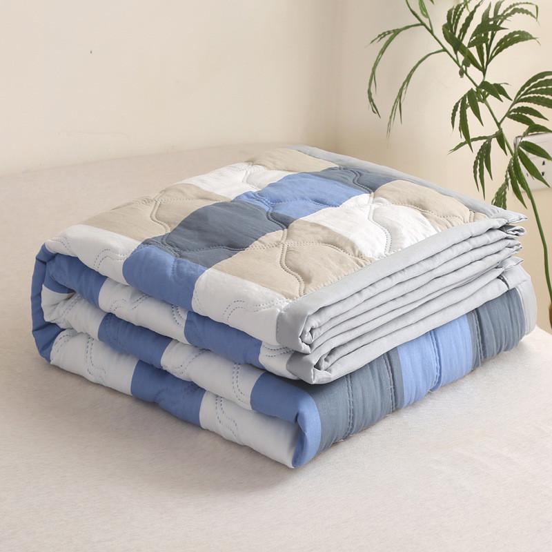 Pattern Lattice Water Wash Cotton Bedding Summer Air Conditioning Blanket Quilt