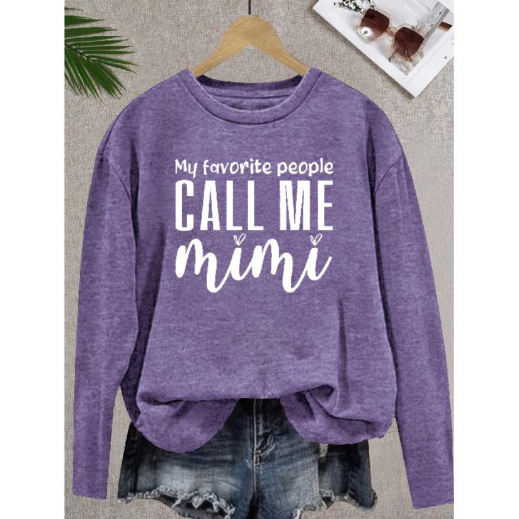 2026 New Simple Letter Print Round Neck Women Four Seasons Elegant Casual Long Sleeve T Shirt S