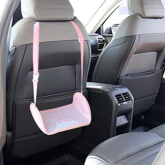 Airplane Foot Hammock Cartoon Pattern Ergonomic Design Adjustable Simple Installation Foot Rest