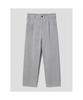 SHIFT.G Semi Wide Brushed Cotton Pants Light Gray