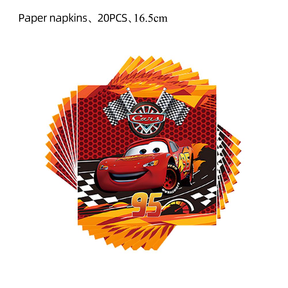 Decorazioni per Festa di Compleanno di Saetta McQueen Cars Bicchieri di Carta Piatti Bomboniere Sacchetti Regalo Souvenir Adesivi Braccialetti Portachiavi