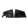 For Mazda 3 2009 2010 2011 2012 2013 ABS Plastic Rear Window Quarter Louver Scoop Cover Side Vent Trim Car Adhesive Accessories